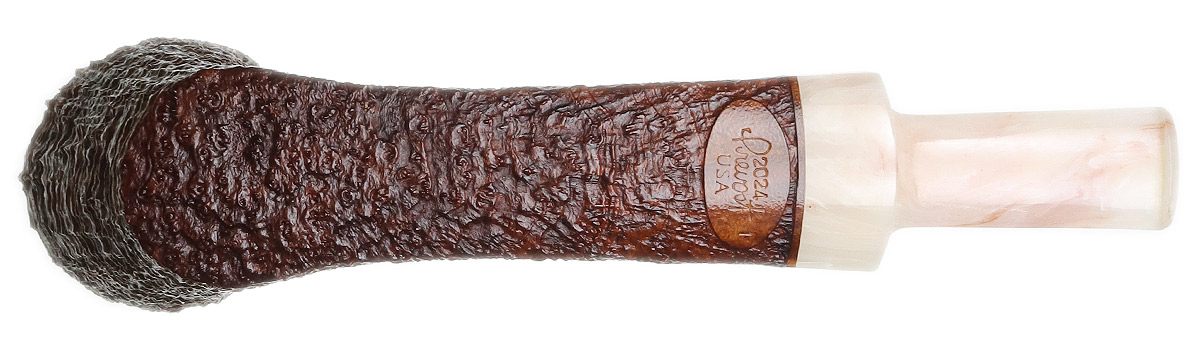 Pete Prevost Sandblasted Long Shank Bent Dublin with Bakelite