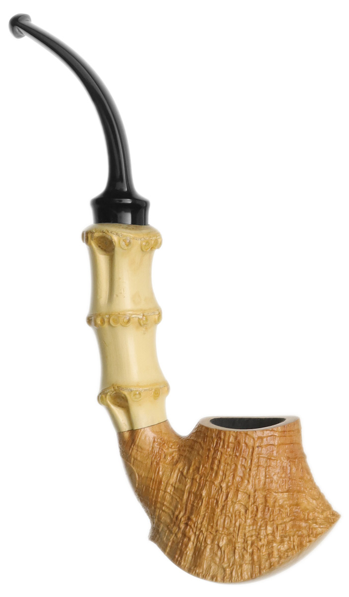 Pete Prevost Natural Partially Sandblasted Volcano with Bamboo
