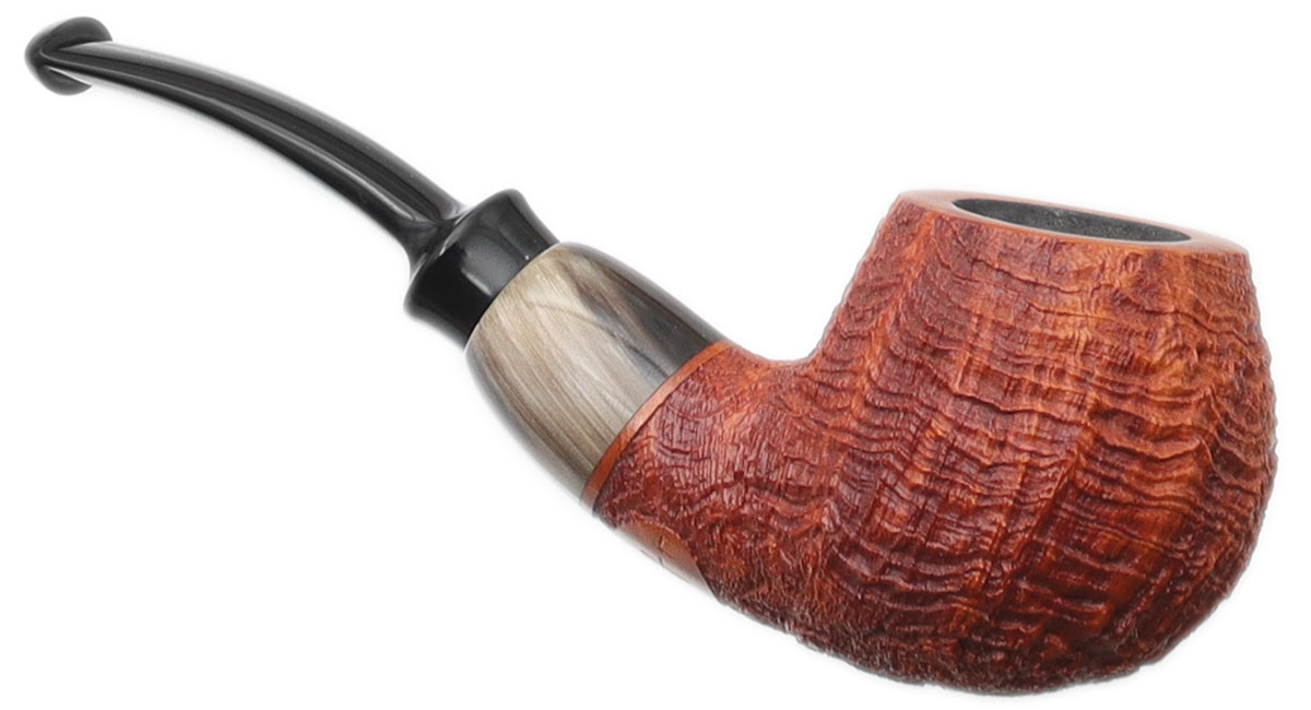 Pete Prevost Sandblasted Bent Apple with Horn