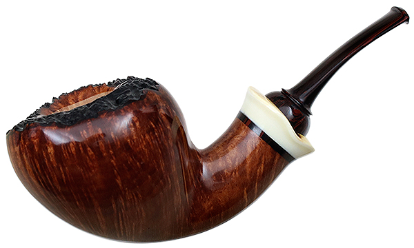 Gabriele Smooth Bent Acorn with Warthog Tusk (Nautilus)
