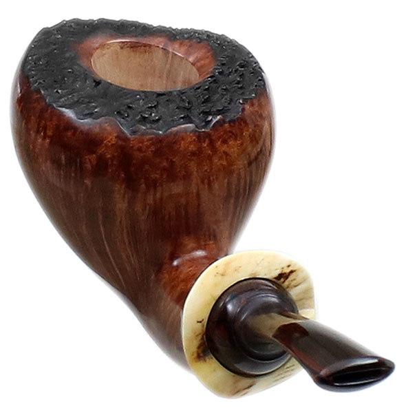 Gabriele Smooth Bent Acorn with Warthog Tusk (Nautilus)