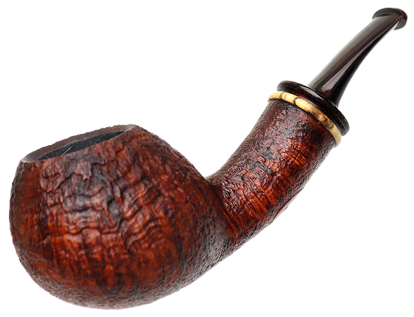Gabriele Sandblasted Bent Apple with Masur Birch (Turtle)