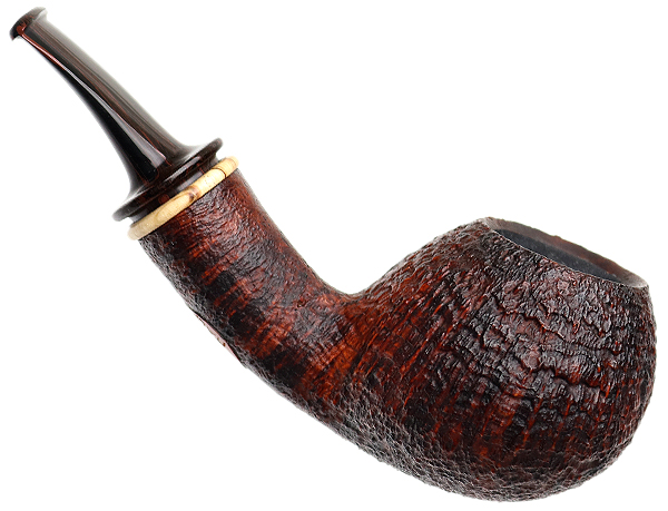 Gabriele Sandblasted Bent Apple with Masur Birch (Turtle)