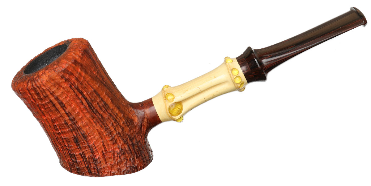 Gabriele Sandblasted Poker with Bamboo (Turtle)