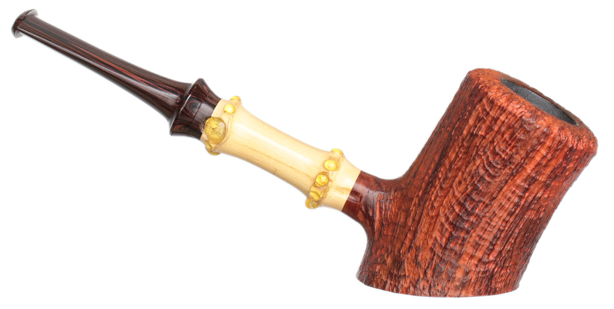 Gabriele Sandblasted Poker with Bamboo (Turtle)