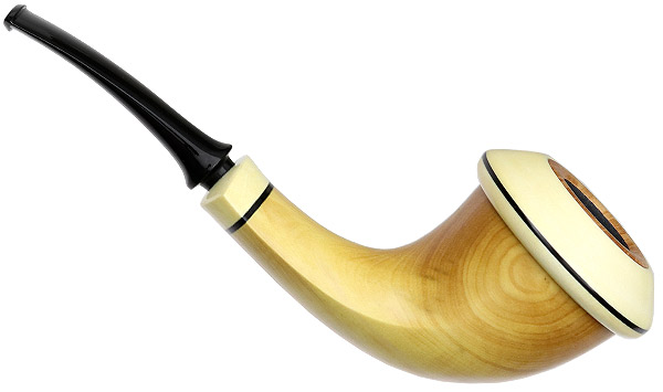 Chris Asteriou Smooth Boxwood Calabash with Holly (56/17)