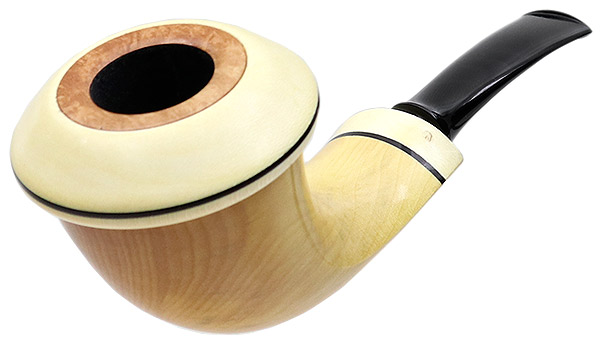 Chris Asteriou Smooth Boxwood Calabash with Holly (56/17)