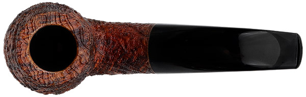Chris Asteriou Sandblasted Strawberry Wood Bent Billiard (51/17)