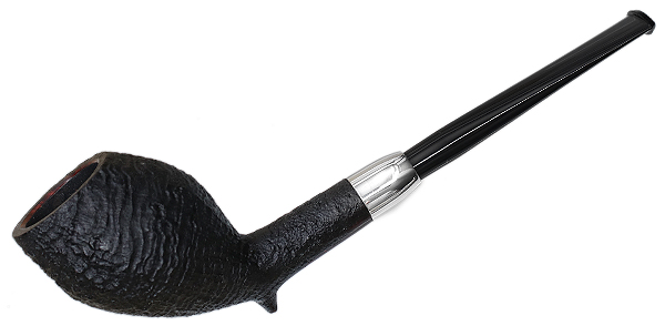 Chris Asteriou Sandblasted Cutty with Silver Army Mount