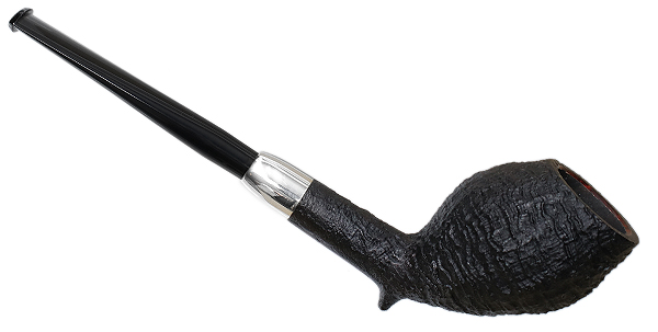 Chris Asteriou Sandblasted Cutty with Silver Army Mount