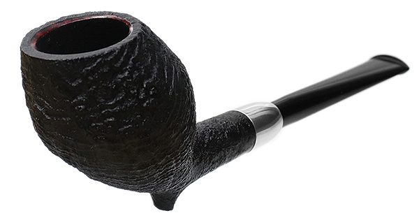 Chris Asteriou Sandblasted Cutty with Silver Army Mount