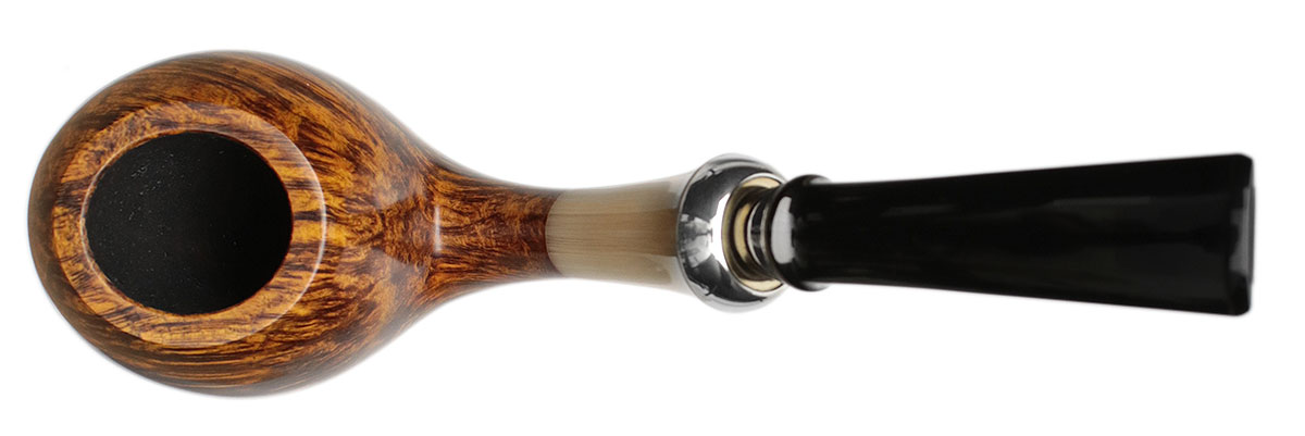 Chris Asteriou Smooth Bent Egg with Horn and Silver (47/19)
