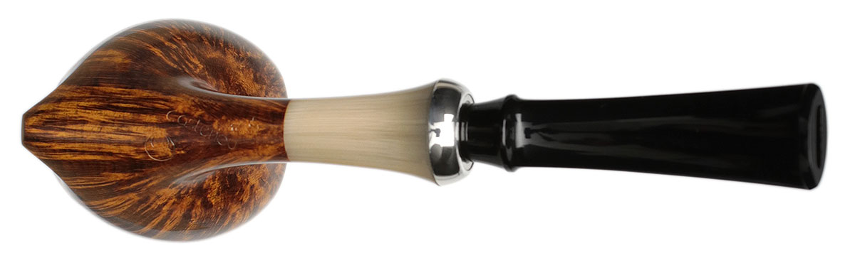 Chris Asteriou Smooth Bent Egg with Horn and Silver (47/19)