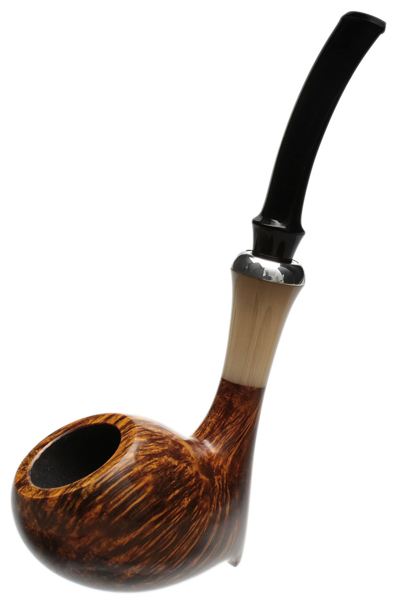 Chris Asteriou Smooth Bent Egg with Horn and Silver (47/19)