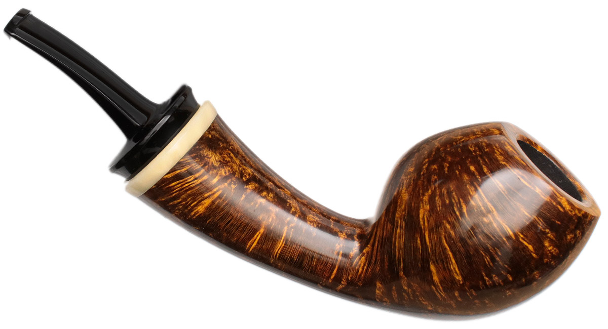 Chris Asteriou Smooth Bent Egg with Tagua Nut (38/20)