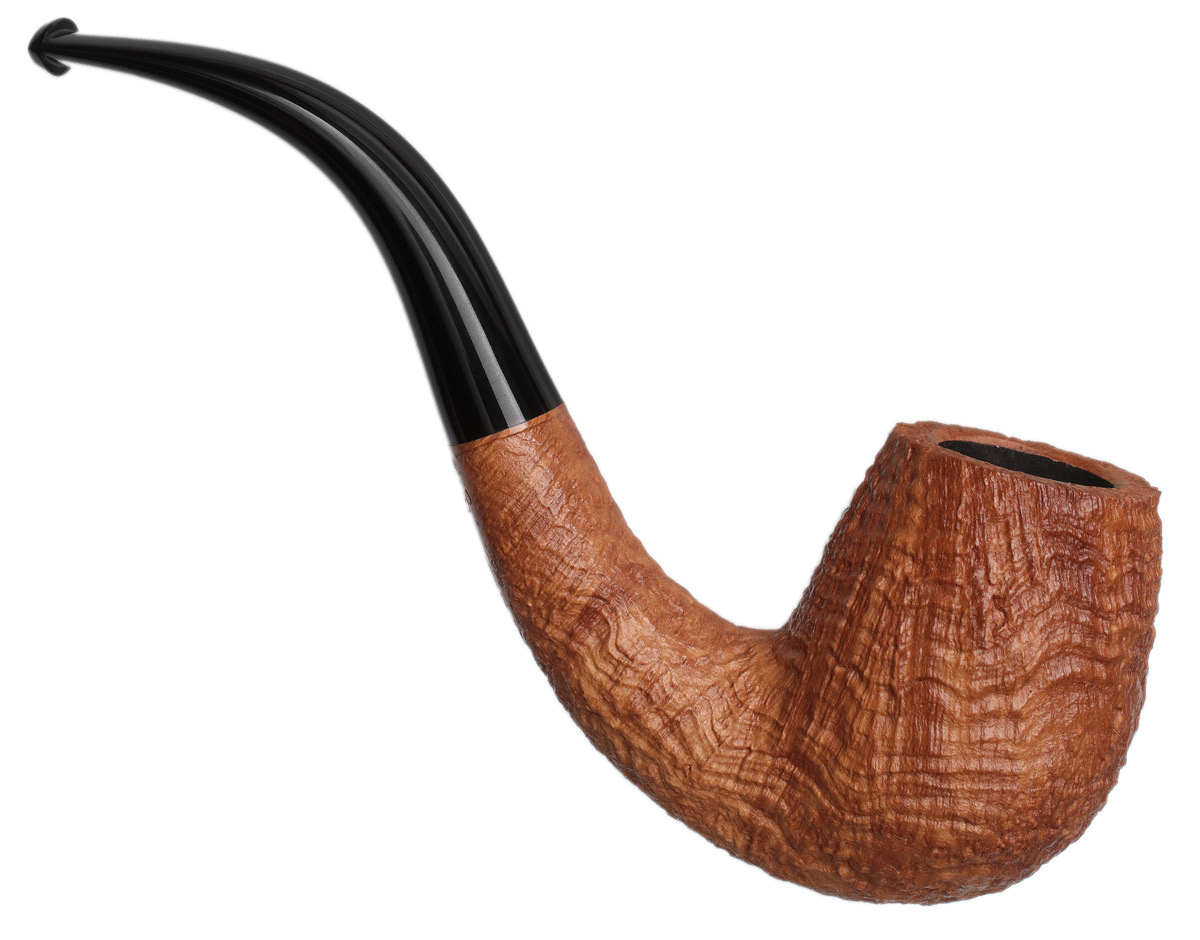 Chris Asteriou Sandblasted Natural Bent Billiard (1042/21)