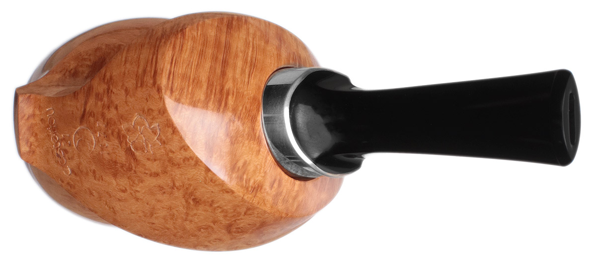 Chris Asteriou Smooth Natural Bent Egg with Silver (Narcissus)
