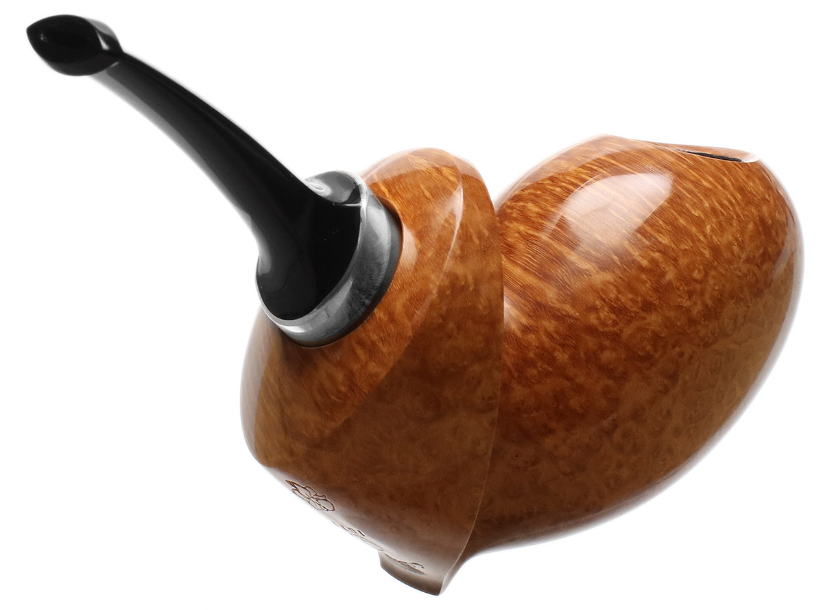 Chris Asteriou Smooth Natural Bent Egg with Silver (Narcissus)