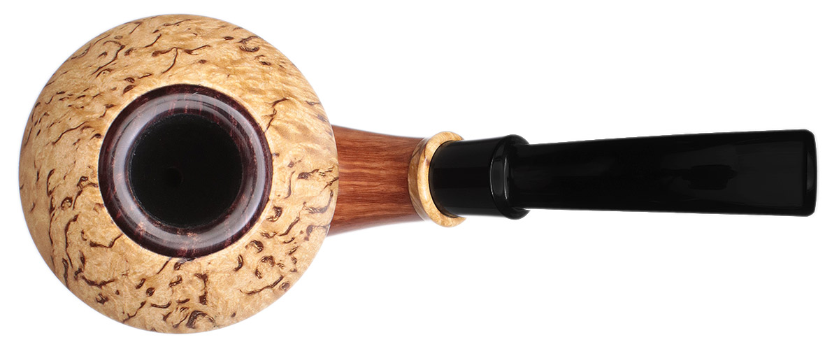 Chris Asteriou Smooth Calabash with Curly Birch