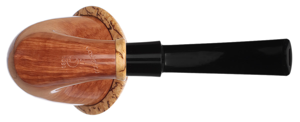 Chris Asteriou Smooth Calabash with Curly Birch