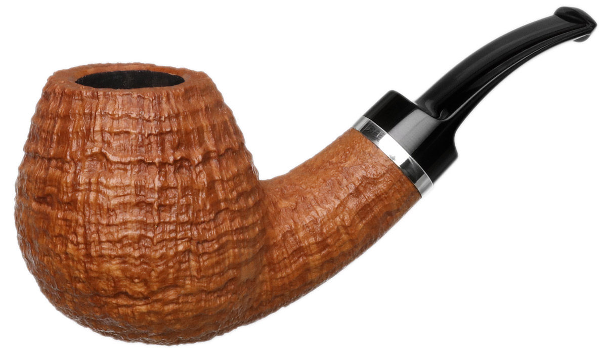Chris Asteriou Sandblasted Natural Bent Brandy with Silver