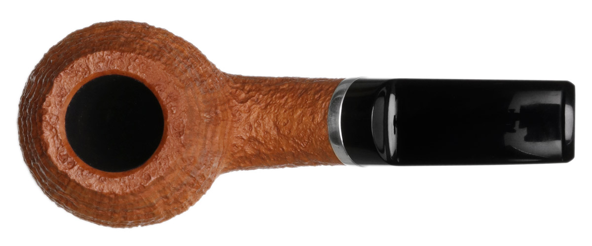 Chris Asteriou Sandblasted Natural Bent Brandy with Silver