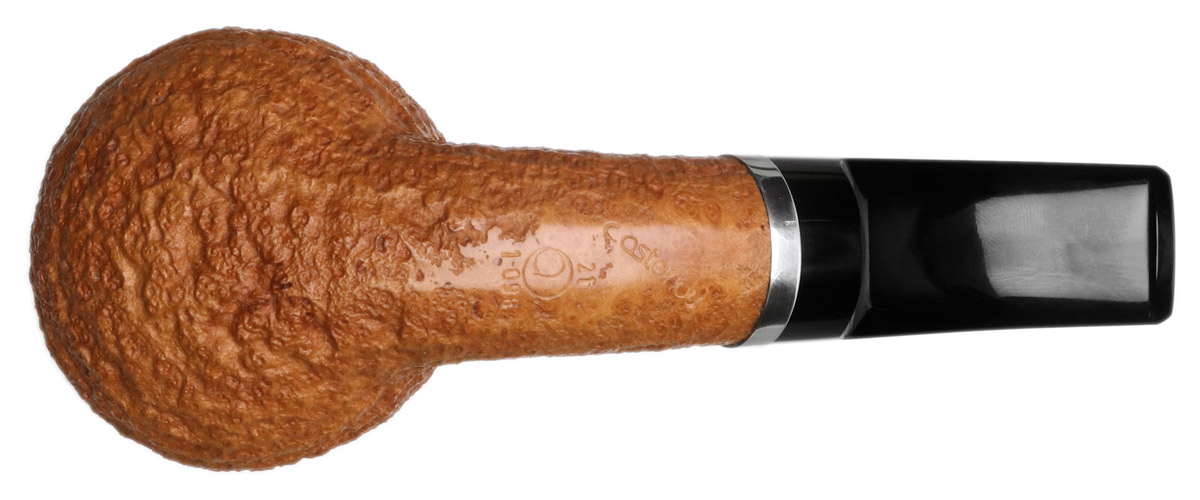 Chris Asteriou Sandblasted Natural Bent Brandy with Silver