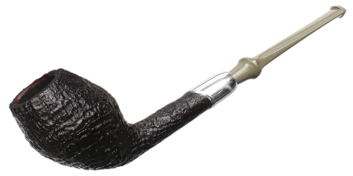 Chris Asteriou Sandblasted Cutty with Silver Army Mount