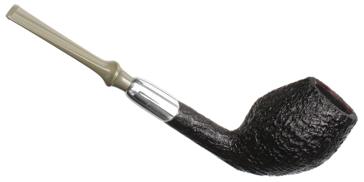 Chris Asteriou Sandblasted Cutty with Silver Army Mount