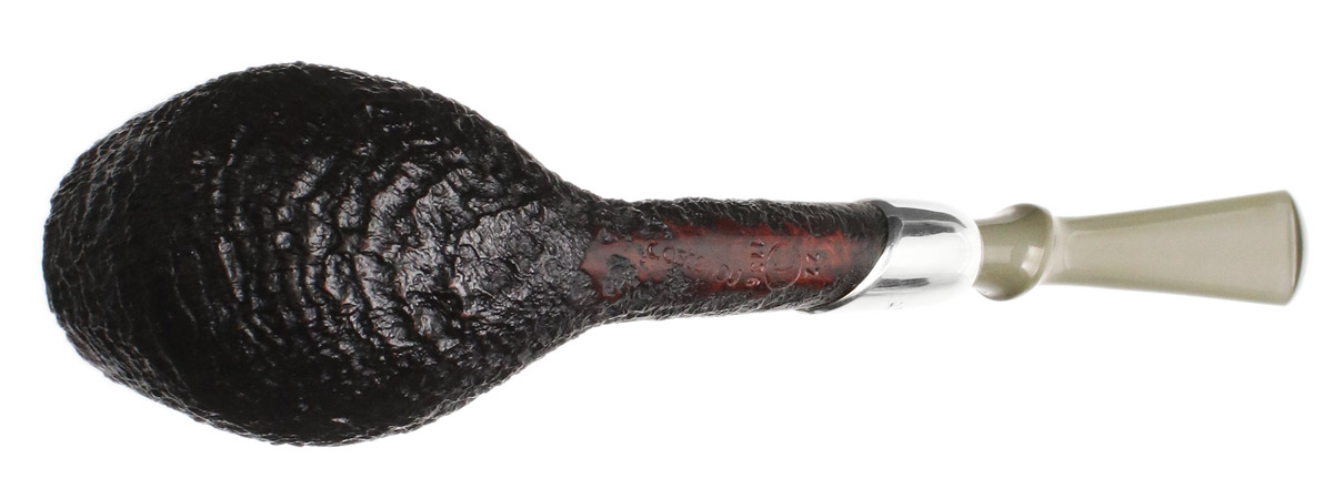 Chris Asteriou Sandblasted Cutty with Silver Army Mount