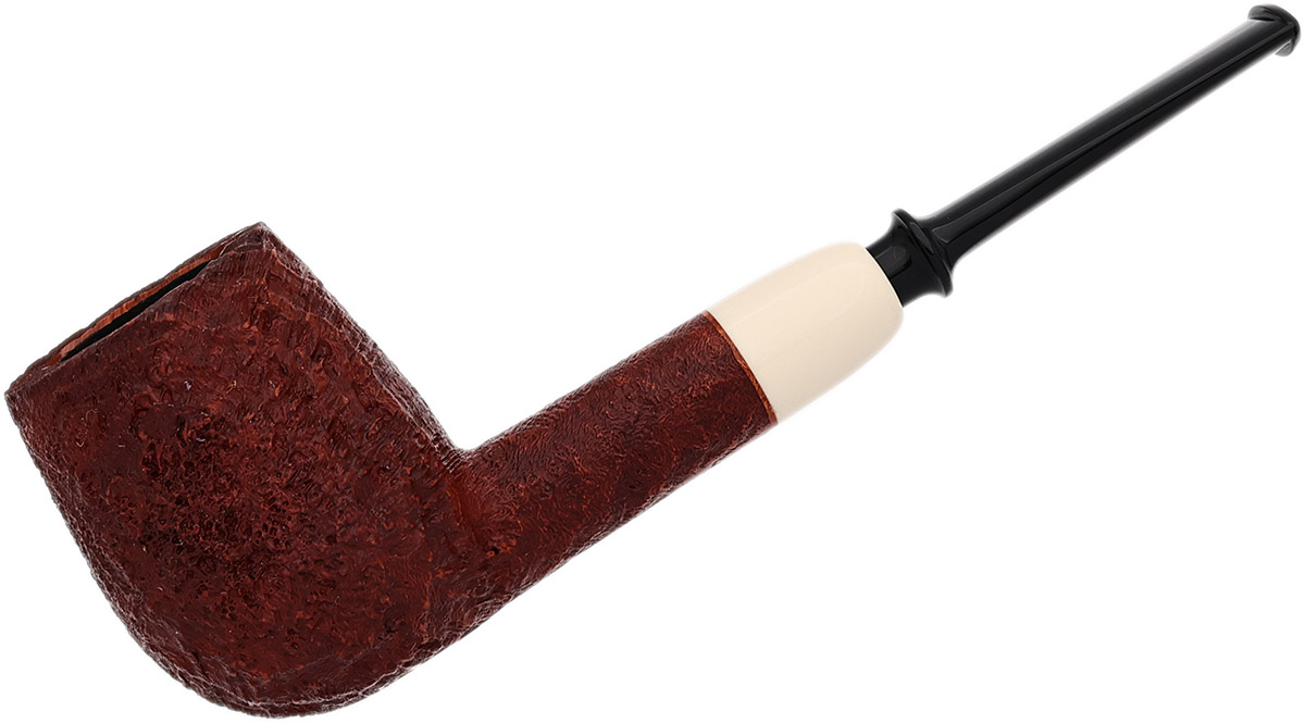 Sandblasted Billiard with Juma Tobacco Pipe