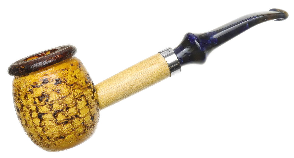 honey pipe tobacco Savinelli - Miele 510 - 6mm Filter - Honeypot #2 Blue and Tan