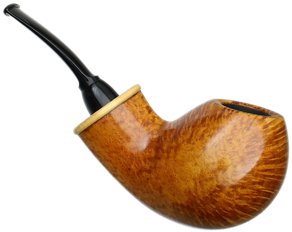 Wolfgang Becker Smooth Bent Egg with Boxwood (Signature) (1.17)