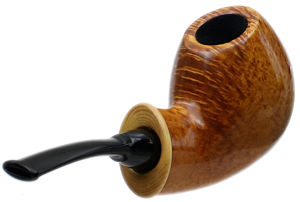 Wolfgang Becker Smooth Bent Egg with Boxwood (Signature) (1.17)