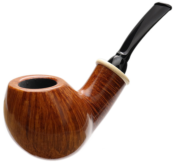 Wolfgang Becker Smooth Bent Egg with Mammoth (Signature) (0517)