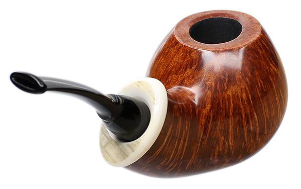 Wolfgang Becker Smooth Bent Egg with Mammoth (Signature) (0818)