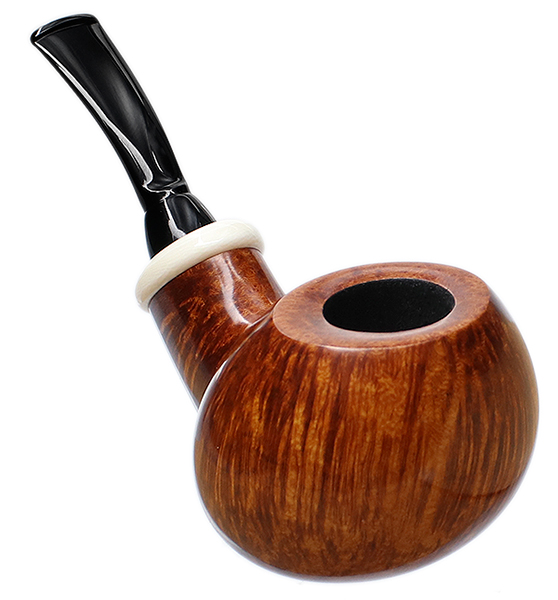 Wolfgang Becker Smooth Bent Egg with Mammoth (Signature) (0818)