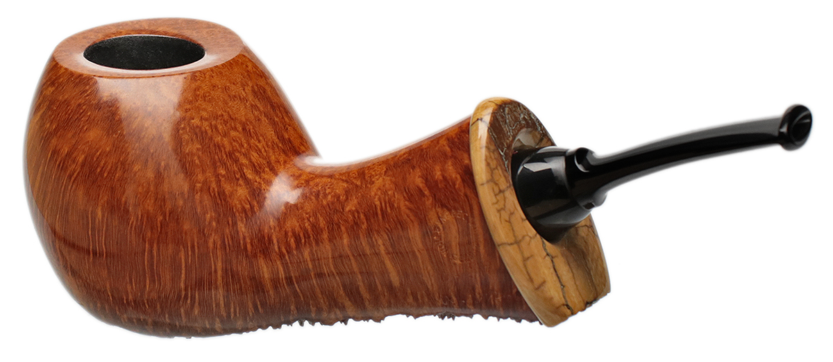 Wolfgang Becker Smooth Bent Apple with Mammoth (Signature) (04.18)
