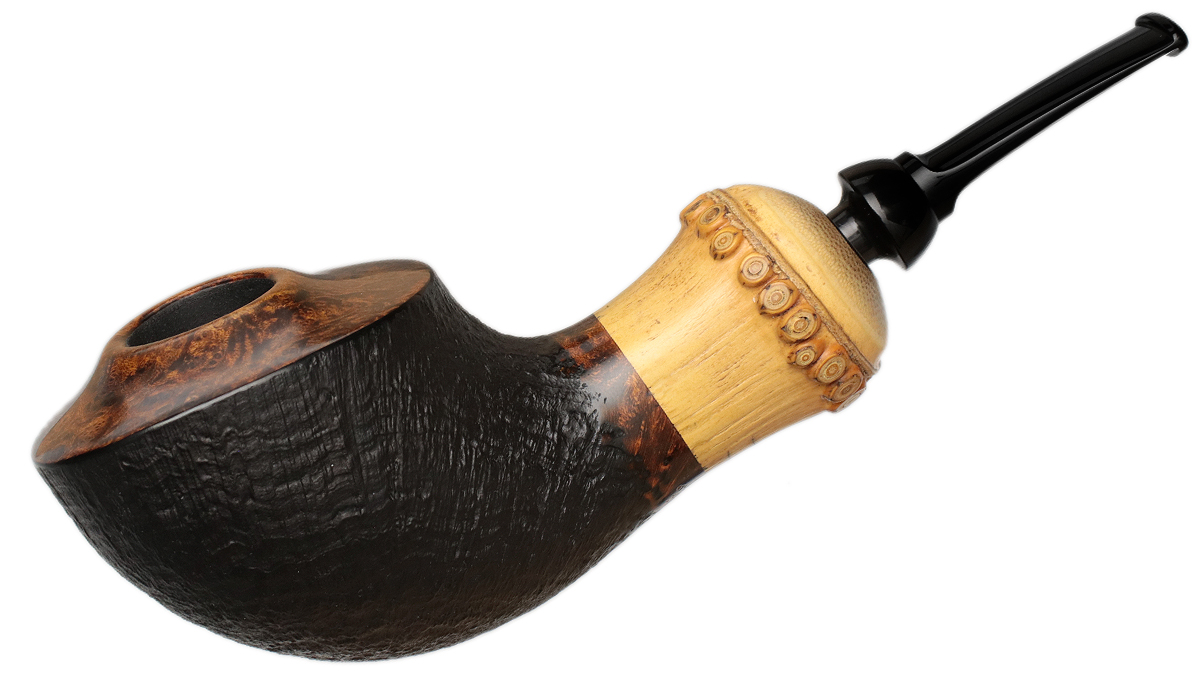 Wolfgang Becker Partially Sandblasted Stetson with Bamboo (Signature) (02.19)