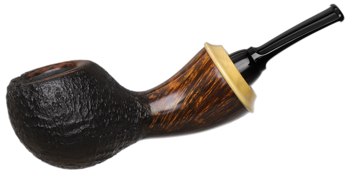 Wolfgang Becker Partially Sandblasted Wasp with Boxwood (Double Wolf Paw)