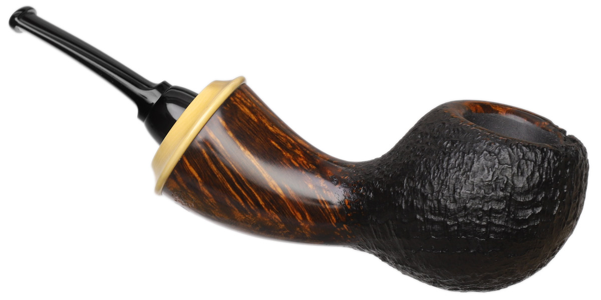 Wolfgang Becker Partially Sandblasted Wasp with Boxwood (Double Wolf Paw)