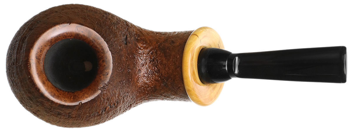 Wolfgang Becker Sandblasted Bent Apple with Boxwood (Double Wolf Paw)