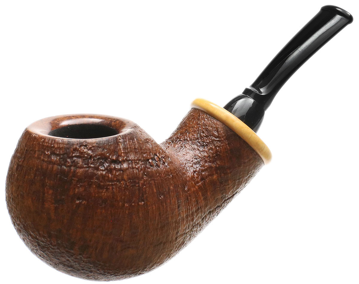 Wolfgang Becker Sandblasted Bent Apple with Boxwood (Double Wolf Paw)