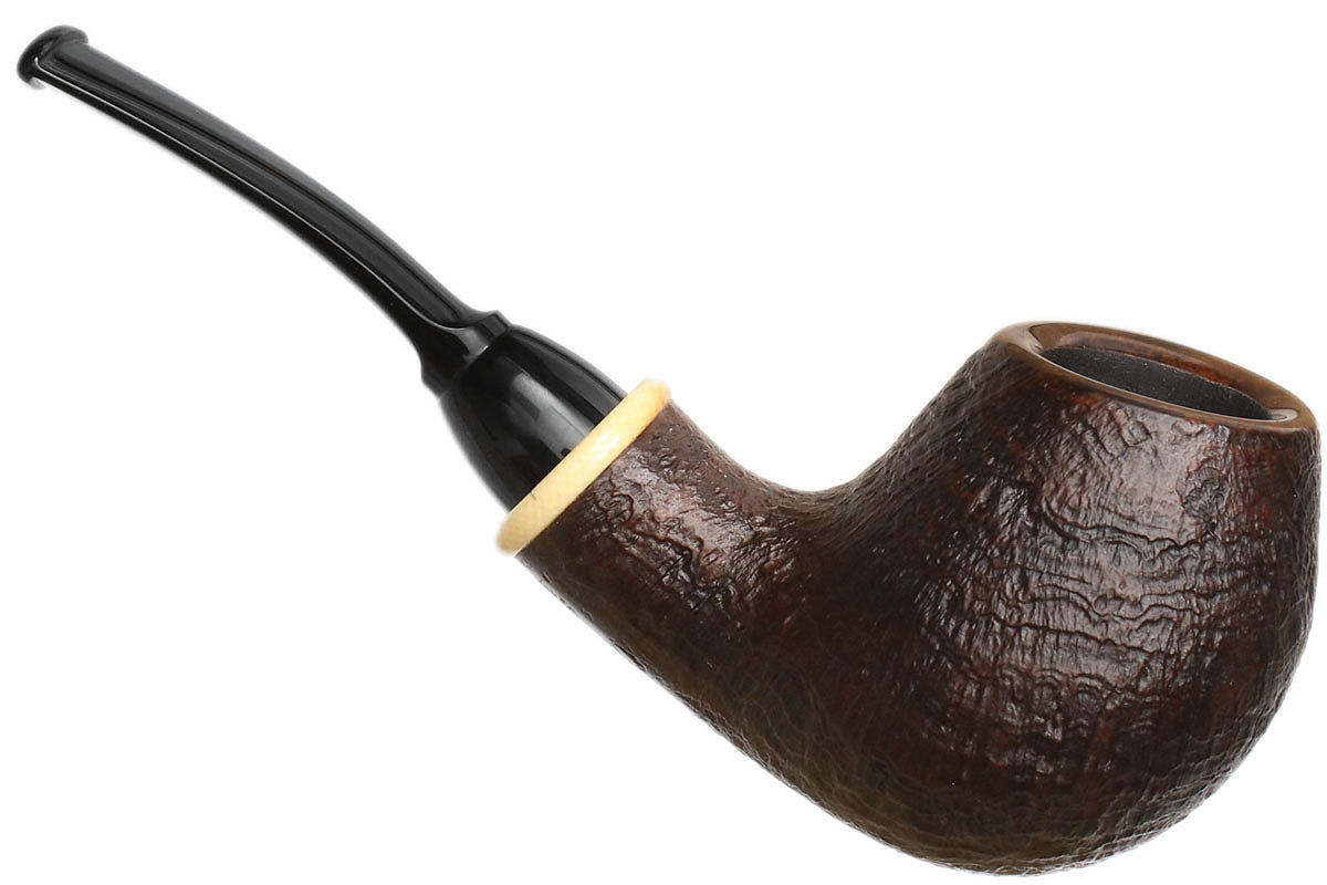 Wolfgang Becker Sandblasted Bent Egg with Mammoth (Double Wolf Paw)
