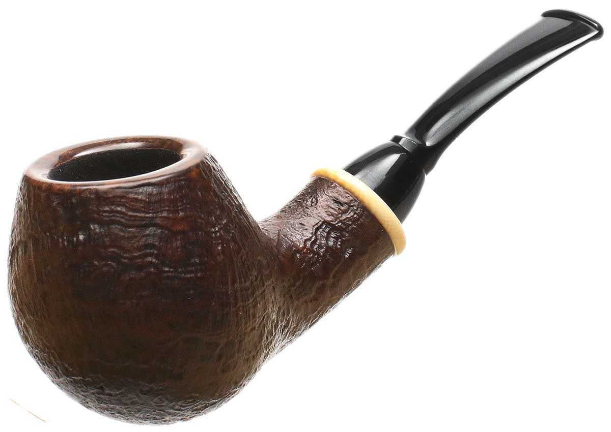 Wolfgang Becker Sandblasted Bent Egg with Mammoth (Double Wolf Paw)