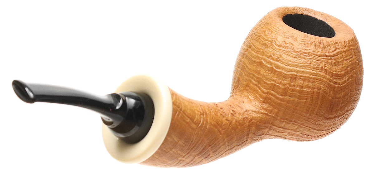 Wolfgang Becker Sandblasted Strawberry Wood Wasp with Mammoth (Double Wolf Paw)