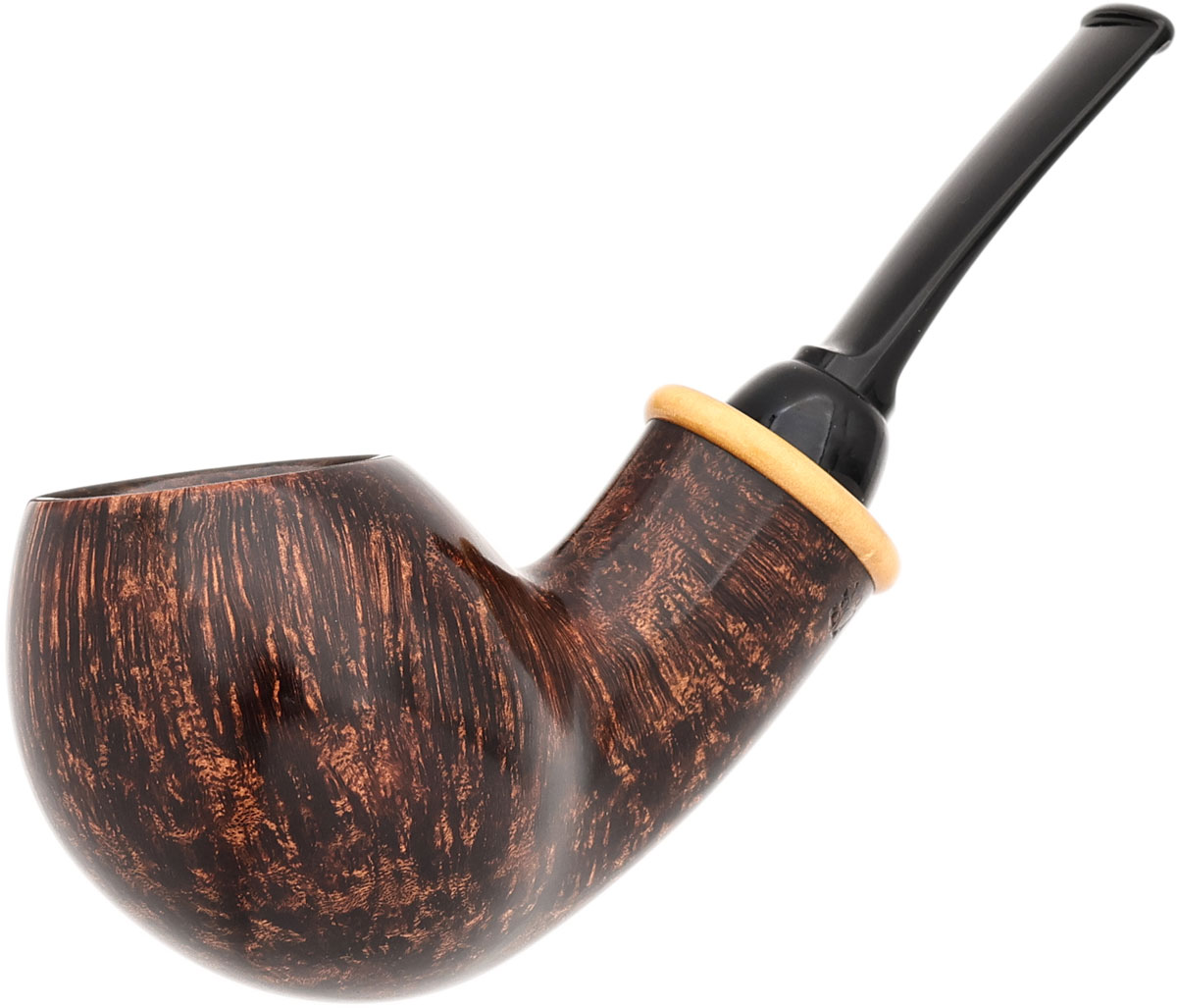 Wolfgang Becker Smooth Bent Egg with Boxwood (Double Wolf Paw)