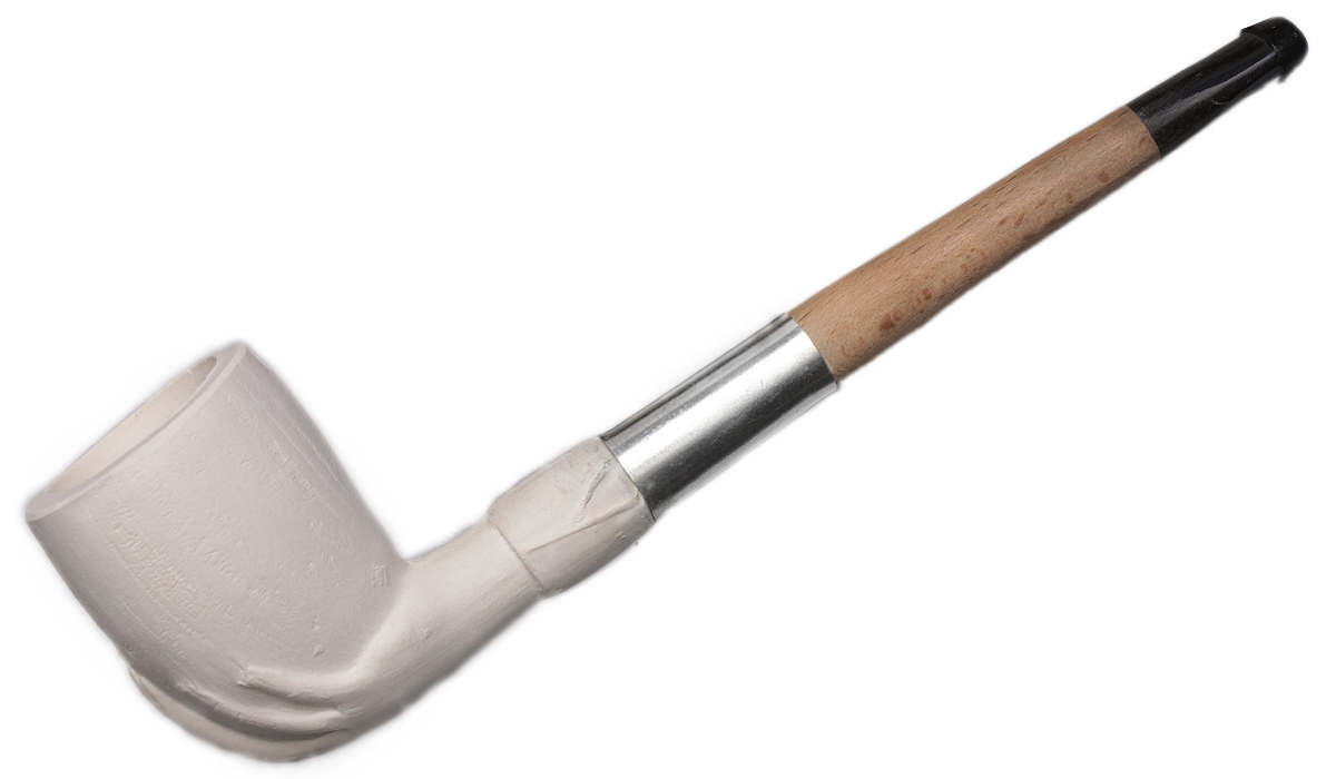 Clay Pipes Offering with Beechwood and Horn Stem