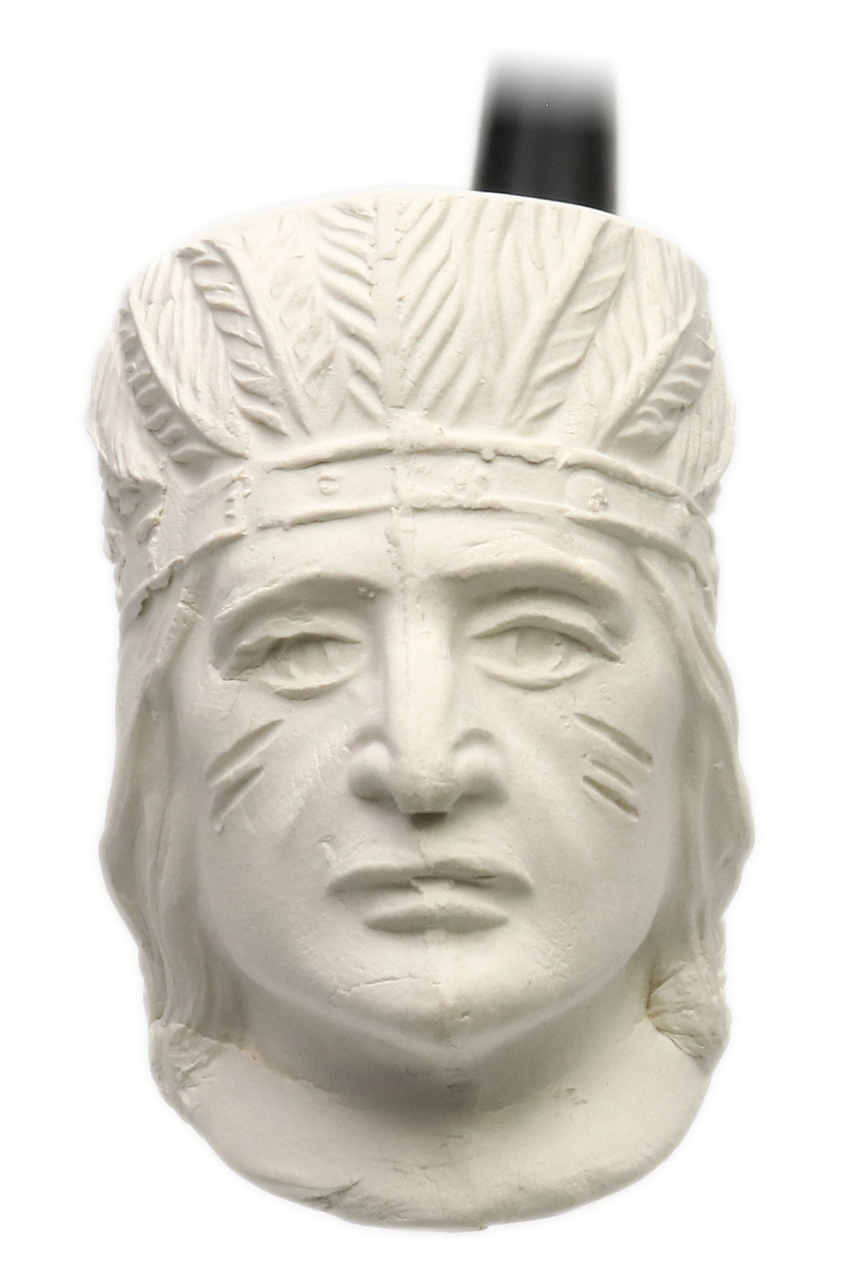 Clay Pipes American Indian with Copper and Stem