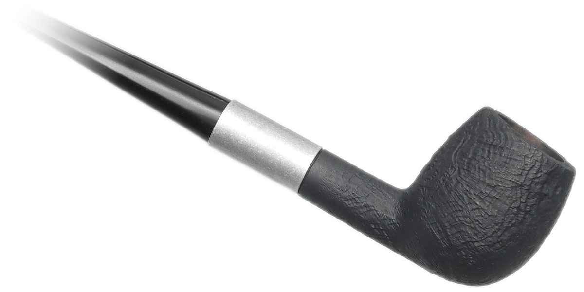 Clay Pipes Retro Briar Medium Sandblasted Billiard Churchwarden
